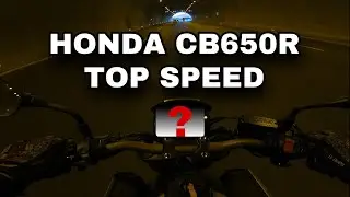 HONDA CB650R TOP SPEED & ACCELERATION | 0-TOP SPEED