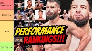 UFC Paris Fighter rankings! (Tier list)