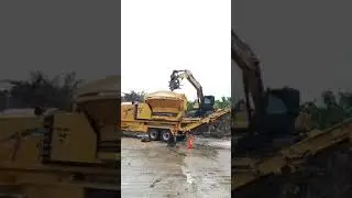 CBE Biomass Fuel Systems - Onsite Rubberwood Root & Stump Shredding