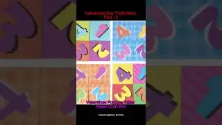 Valentines Fortune Teller Paper Craft Kits; Unicorn & Dragon Temporary Tattoos; Squishy Toy Kits