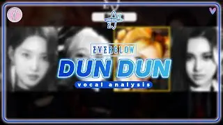 EVERGLOW - DUN DUN (Vocal analysis)