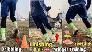 Improve Your Close Control Dribbling | Shooting Training Session 🎯