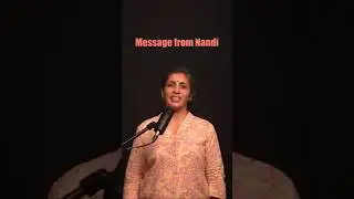 Message from Nandi!