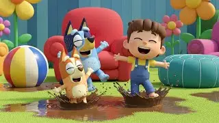 Bluey Found a Muddy Hat 🐶🟤 | Fun Kids Song Adventure
