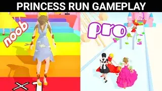 Princess Run 3D👸❤️👰&zwj;♀️ - Gameplay Walkthrough (iOS & Android) - Gamerkmh