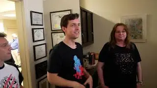 Russ Streiner in his and George A. Romero&acute;s former offices 2019