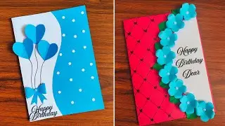 DIY Birthday Card Making | Easy and Beautiful Handmade Card Tutorial