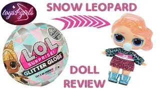 L.O.L. SURPRISE Glitterglobe Winterdisco Snow Leopard doll review video