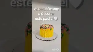 Pastel para celebrar el cumplea&ntilde;os de mi mam&aacute;. #cake #bizcochofacil #cakedecorating #bizcocho