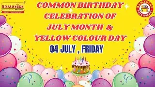 Sunshine, Smiles & Birthday Celebrations at Ramakidz with a cheerful Yellow Colour Day theme!