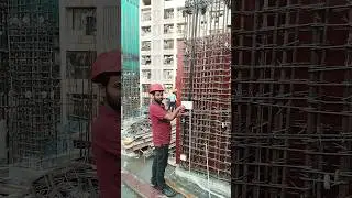Electrical Conduting work on Column.#electricalwork