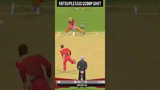 FAF DU PLESSIS SCOOP SHOT IN IPL RCB #shorts