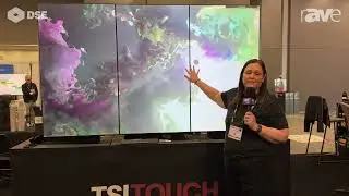 DSE 2024: TSItouch Demos PCAP Tile Video Wall With Seamless Multi-Touch Technology