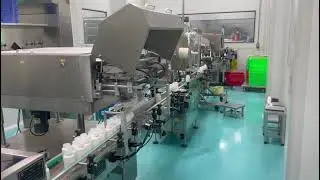 SINOPED 16 chanel counting and capping and labeling machine line