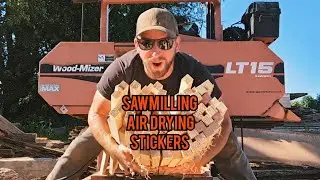 HOW TO sawmill your own air drying stickers