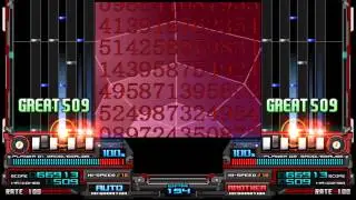 [発狂BMS] ★7 Cosmic Raid [Extreme] / 720p 60f
