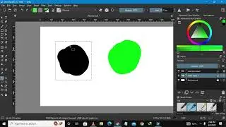 How To Deselect in Krita (Crtl+Shift+A )