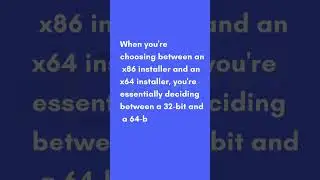 The difference between x86 and x64 #studywithpeter #shortvideo
