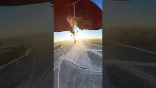 Winter sunset #taildragger #tailwheel #generalaviation #aviation #aviationdaily