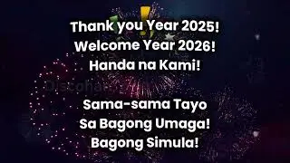 Thank You Year 2025! Welcome Year 2026! Discohan Partyhan na Tayo!
