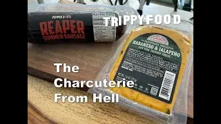 The Ring of Fire: The Charcuterie From Hell #WrecklessEating #charcuterie #hot #cheese #reaper