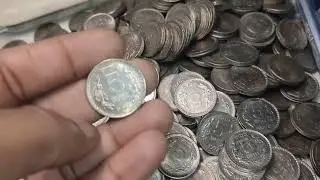 5 👉🏻rupees# UNC copper nickel आज मैं सॉर्टिंग कर रहा हूं आप भी देखिये और सेट खरीद सकते हैं😱 Bunc