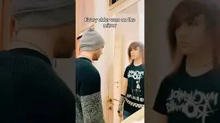 Elfer emo on the mirror 🖤 #emo