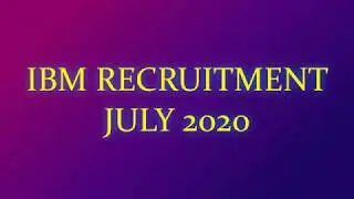 IBM RECRUITMENT 2020 !! Technical Support Associate !! Apply Online !! JOB UPDATES !!