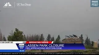 Lassen Volcanic National Park has closed due to the Park Fire