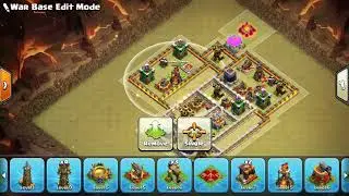 Top 2 Th12 War Base 2018 Anti 2 Star With Replays Anti Max Bowler Miner Anti Queen Walk