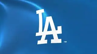Los Angeles Dodgers Flag Logo Animation