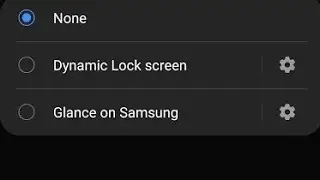 how to remove glance from lock screen in samsung