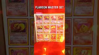 Flareon Master Set 🔥 #pokemon #flareon #tcg #collecting