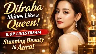Dilraba Shines Like a Queen in B.OP Livestream | Stunning Beauty & Unmatched Aura