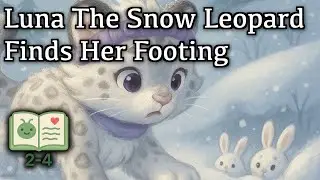 Luna the Snow Leopard Finds Her Footing | Gentle Winter Bedtime Story | SnugBug Stories