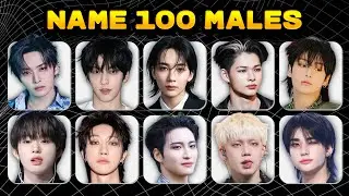 NAME 100 MALE KPOP IDOLS IN 3 SECONDS ✨ | KPOP GAMES 202