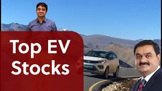 Top 6 Electric Vehicle EV Renewable Green Energy Stocks - India #evstock #tata #sharemarket #sensex