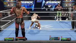 Part 1 of Bright Squires & Sol Ruca VS. Aleister Black & Zelina Vega | MIX TAG MATCH