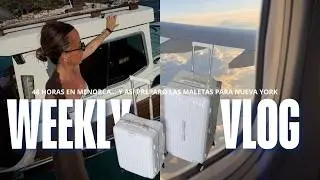 48 HORAS en Menorca... y así preparo las MALETAS para Nueva York | Weekly Vlog