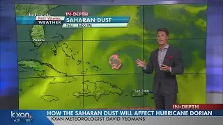 How Saharan Dust will play a role in Hurricane Dorian's power