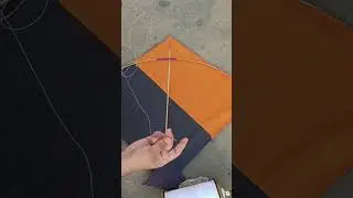 How to tie knots in a kite||||||||  #shorts