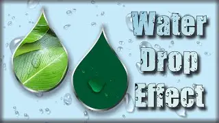 Water Drop Effect in CorelDRAW | DTP | Desktop Publishing | Graphic Design