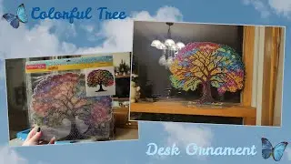 Colorful Tree | Desk Ornament | Diamond Painting