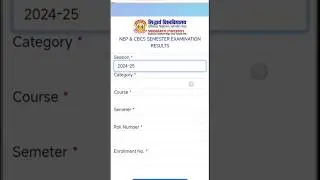 Siddharth University Result Check 2024-25🙂//University Result ka Kaise Dekhe 2025 Semester yearly |