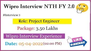WIPRO ELITE 2022 | Wipro latest Interview 2022 | Interview Preparation | Interview experience 3