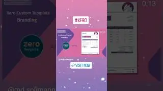 Xero custom template | Xero invoice template | Xero custom docx #Xero