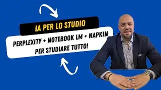 Studiare diritto con l'IA - Utilizzo di Perplexity, Notebook e Napkin