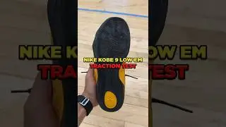 Nike Kobe 9 Low EM Traction Test! 🐍 #basketballshoes #nike #kobebryant #kobe #ballislife