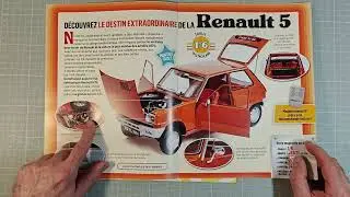 Montez la Renault 5 TL &agrave; l'&eacute;chelle 1/6eme Test Hachette collections pr&eacute;sentation du n&deg;1