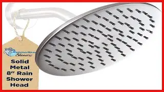 Great product -  ALL METAL 8 Inch Rain Shower Head Brushed Nickel | 2.5 GPM High Flow Rainfall Showe